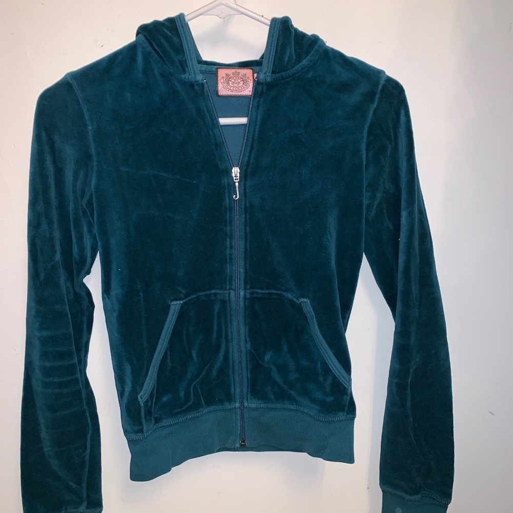 Emerald Authentic Juicy Couture Zip up